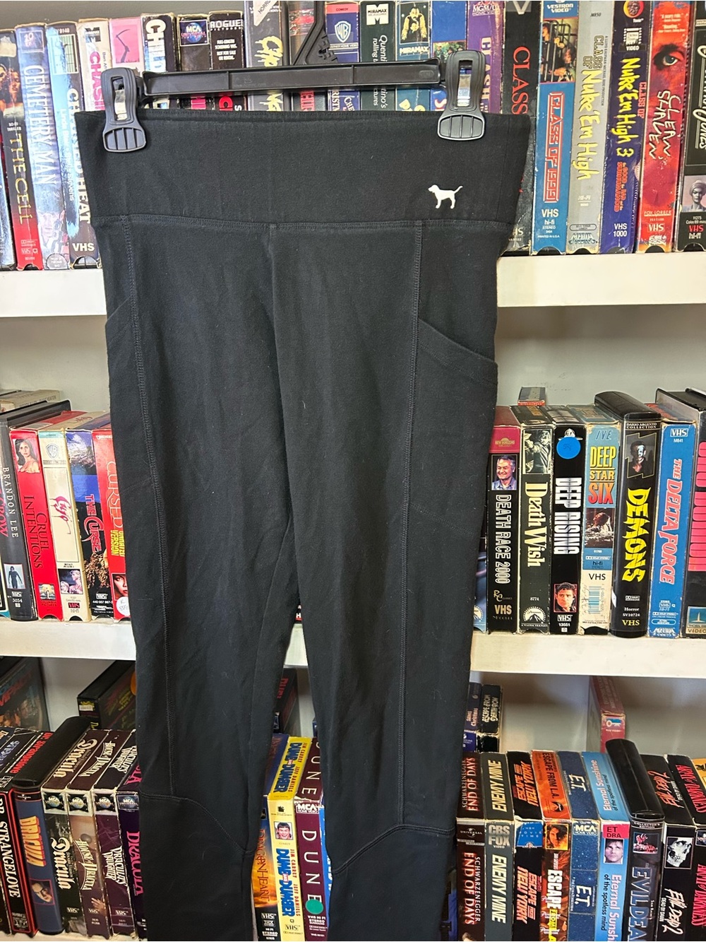 Victoria's Secret Black High-Rise Jeggings with Side Pocket